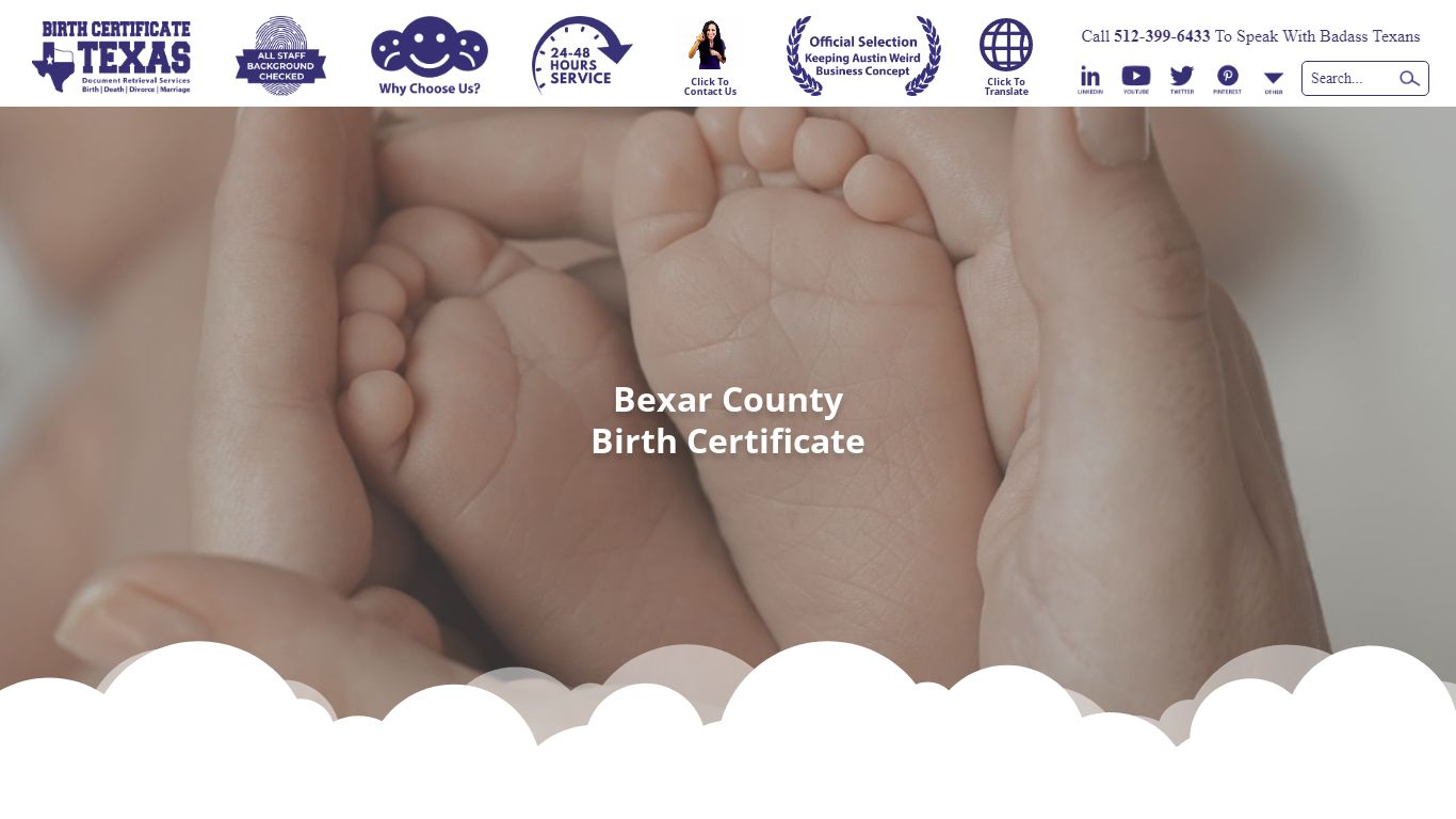 Bexar County Birth Certificate